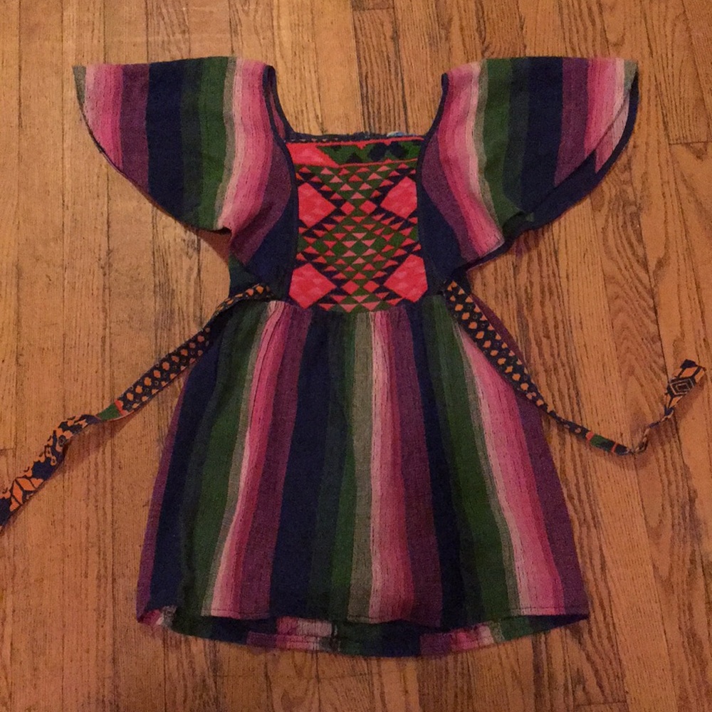 Incredible vintage woven dress/tunic xs/s